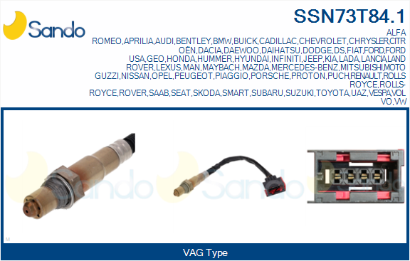 Sonda lambda SANDO SSN73T84.1