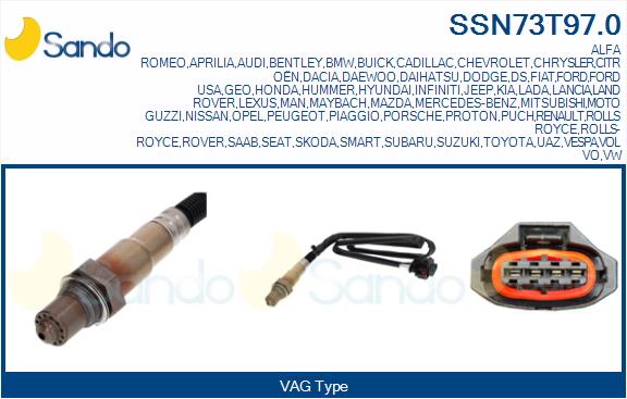 Sonda lambda SANDO SSN73T97.0