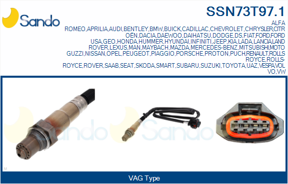 Sonda lambda SANDO SSN73T97.1