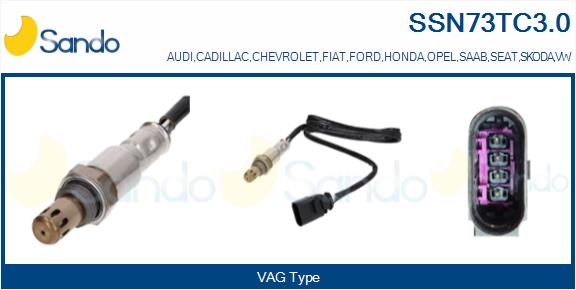 Sonda lambda SANDO SSN73TC3.0