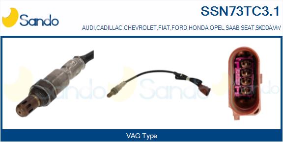 Sonda lambda SANDO SSN73TC3.1