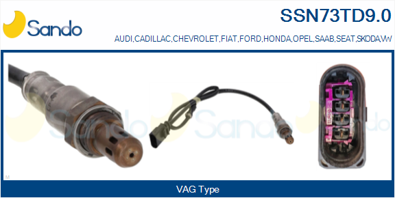 Sonda lambda SANDO SSN73TD9.0