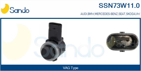 Sensore, assistenza parcheggio SANDO SSN73W11.0