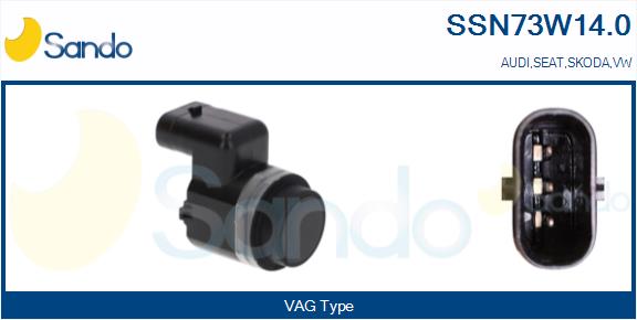 Sensore, assistenza parcheggio SANDO SSN73W14.0