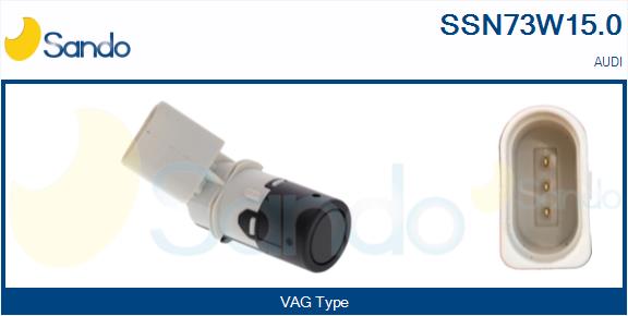 Sensore, assistenza parcheggio SANDO SSN73W15.0
