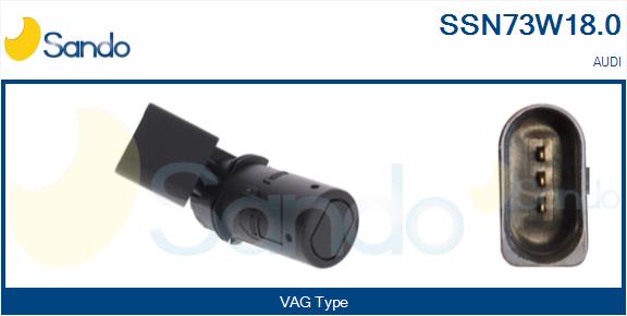 Sensore, assistenza parcheggio SANDO SSN73W18.0