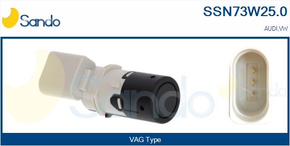 Sensore, assistenza parcheggio SANDO SSN73W25.0