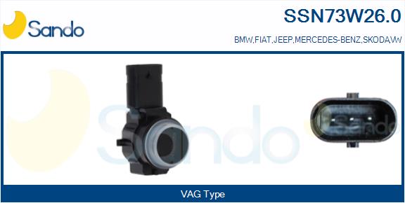 Sensore, assistenza parcheggio SANDO SSN73W26.0