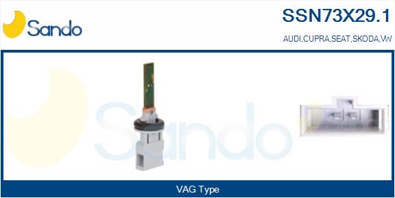 Sensore, temperatura abitacolo SANDO SSN73X29.1