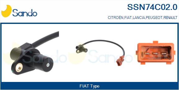 Generatore di impulsi, albero a gomiti SANDO SSN74C02.0