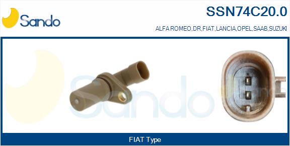 Generatore di impulsi, albero a gomiti SANDO SSN74C20.0