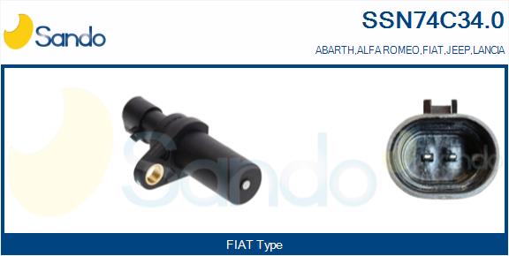 Generatore di impulsi, albero a gomiti SANDO SSN74C34.0