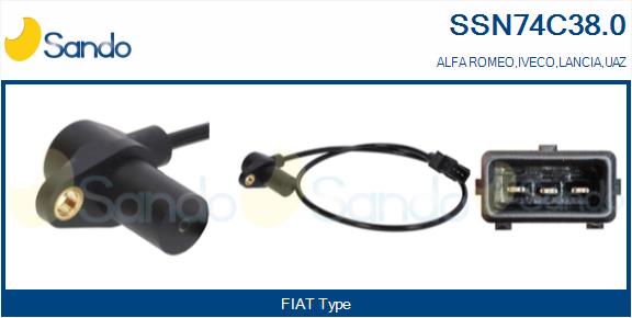 Generatore di impulsi, albero a gomiti SANDO SSN74C38.0