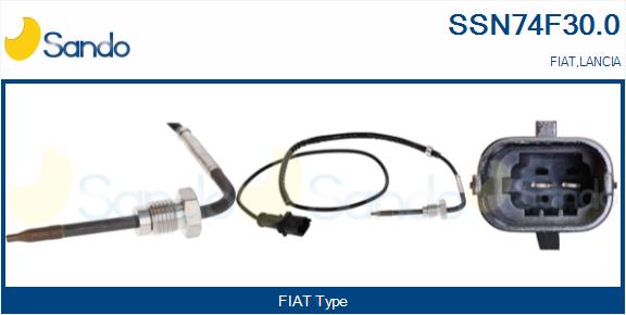 Sensore, temperatura gas scarico SANDO SSN74F30.0