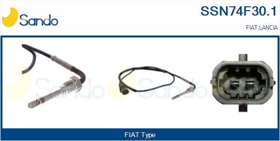 Sensore, temperatura gas scarico SANDO SSN74F30.1