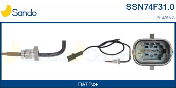 Sensore, temperatura gas scarico SANDO SSN74F31.0
