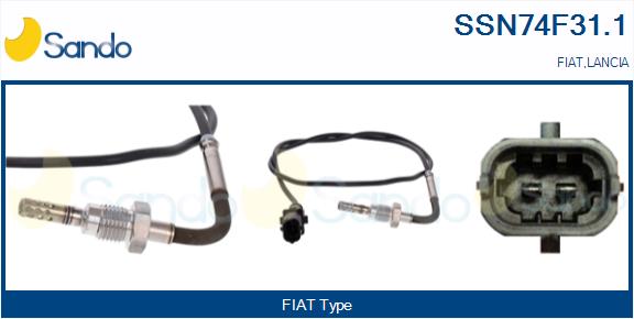 Sensore, temperatura gas scarico SANDO SSN74F31.1