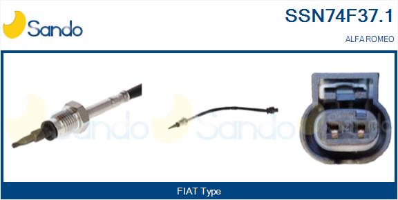 Sensore, temperatura gas scarico SANDO SSN74F37.1