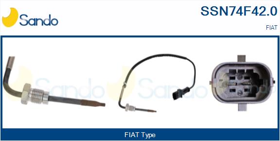 Sensore, temperatura gas scarico SANDO SSN74F42.0
