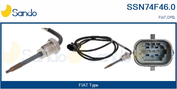Sensore, temperatura gas scarico SANDO SSN74F46.0
