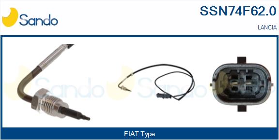 Sensore, temperatura gas scarico SANDO SSN74F62.0