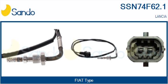 Sensore, temperatura gas scarico SANDO SSN74F62.1