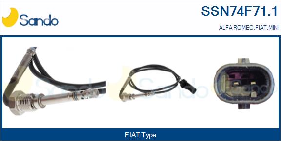 Sensore, temperatura gas scarico SANDO SSN74F71.1