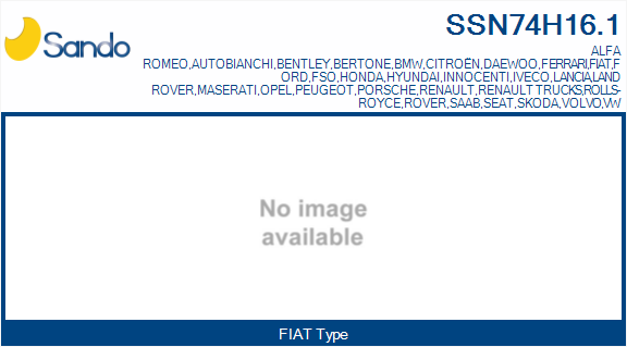 Sensore, temperatura refrigerante SANDO SSN74H16.1