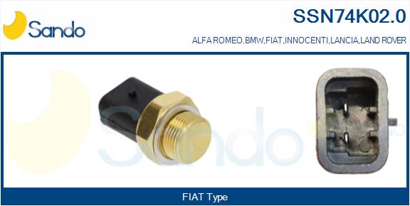 Termocontatto, ventola radiatore SANDO SSN74K02.0