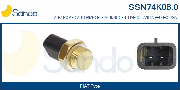 Termocontatto, ventola radiatore SANDO SSN74K06.0