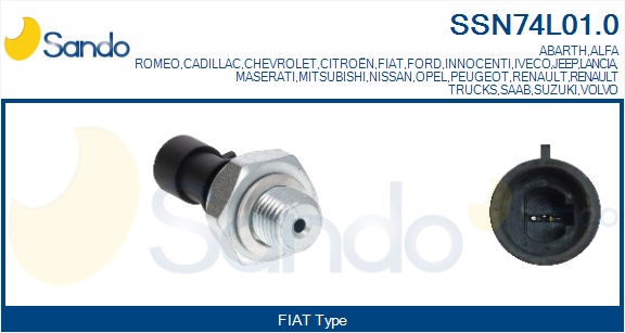 Interruttore a pressione olio SANDO SSN74L01.0