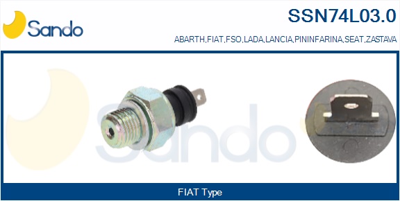 Interruttore a pressione olio SANDO SSN74L03.0