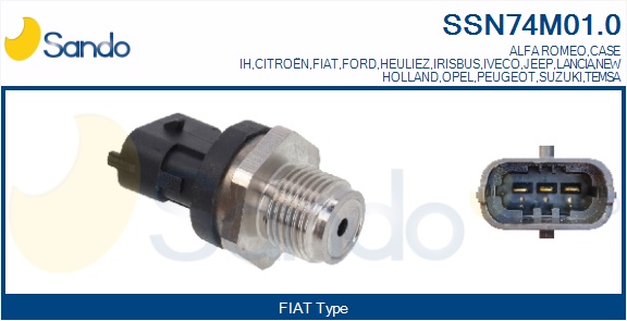 Sensore, pressione carburante SANDO SSN74M01.0