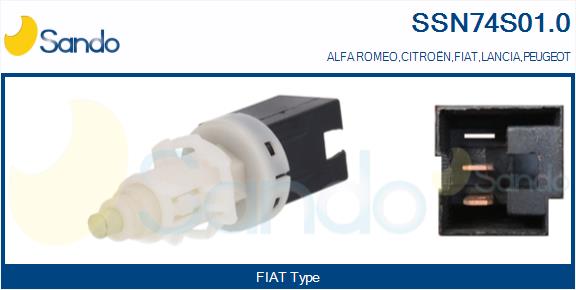 Interruttore luce freno SANDO SSN74S01.0