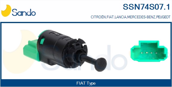 Interruttore luce freno SANDO SSN74S07.1