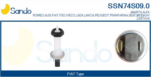Interruttore luce freno SANDO SSN74S09.0