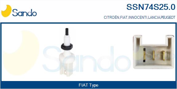 Interruttore luce freno SANDO SSN74S25.0
