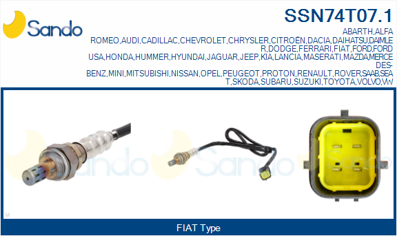 Sonda lambda SANDO SSN74T07.1