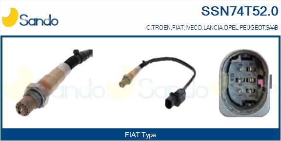Sonda lambda SANDO SSN74T52.0