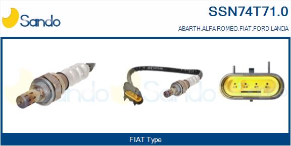 Sonda lambda SANDO SSN74T71.0