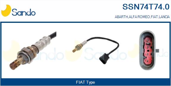 Sonda lambda SANDO SSN74T74.0