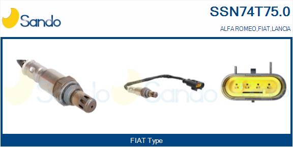 Sonda lambda SANDO SSN74T75.0