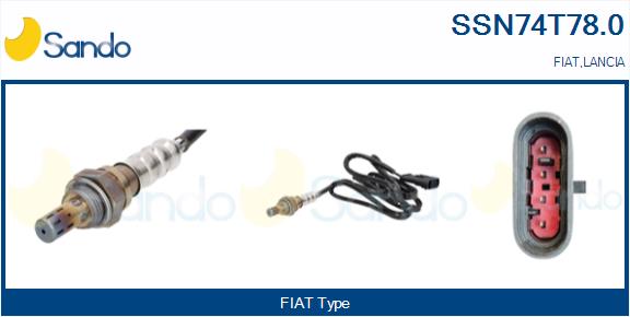 Sonda lambda SANDO SSN74T78.0