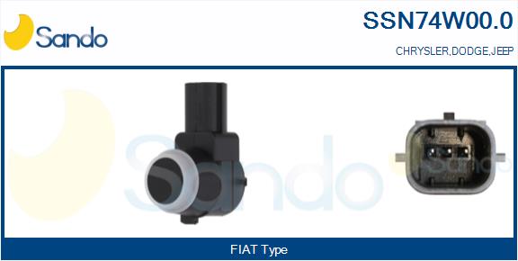 Sensore, assistenza parcheggio SANDO SSN74W00.0