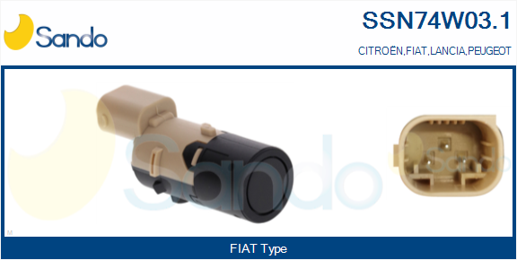 Sensore, assistenza parcheggio SANDO SSN74W03.1