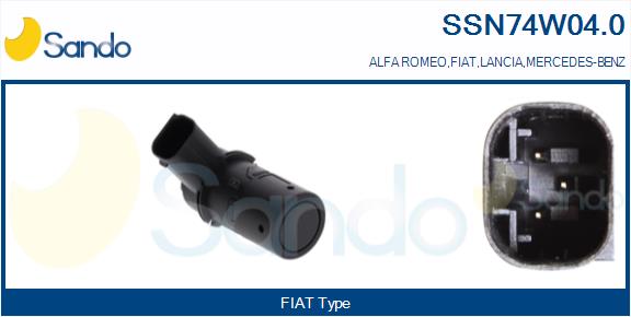 Sensore, assistenza parcheggio SANDO SSN74W04.0