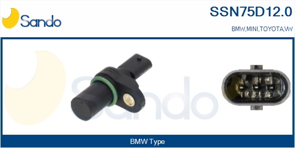 Sensore, posizione albero a camme SANDO SSN75D12.0