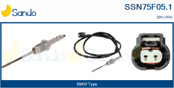 Sensore, temperatura gas scarico SANDO SSN75F05.1