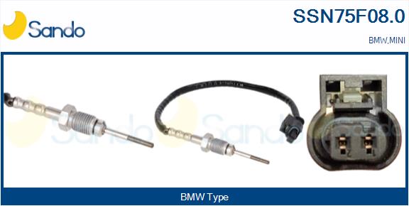 Sensore, temperatura gas scarico SANDO SSN75F08.0