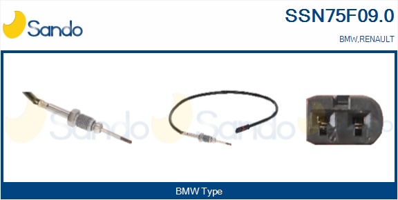 Sensore, temperatura gas scarico SANDO SSN75F09.0